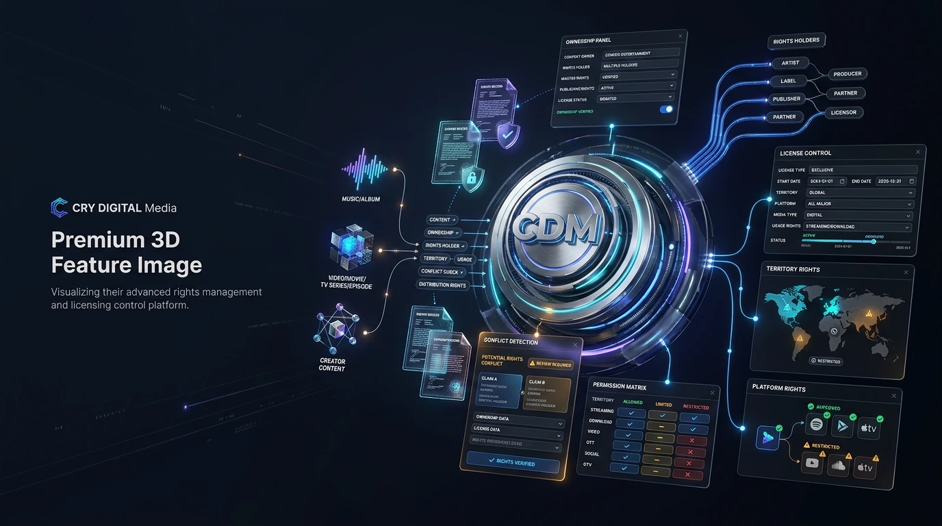 Rights & Licensing — CRY DIGITAL Media