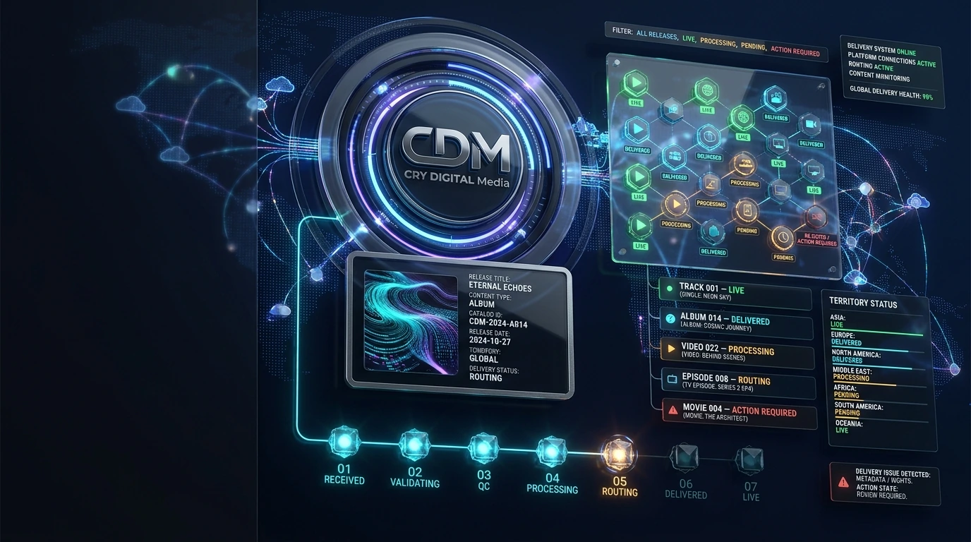 Delivery Tracking — CRY DIGITAL Media
