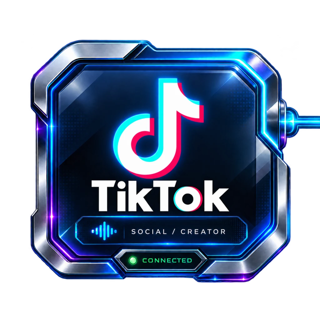 TikTok platform presentation tile